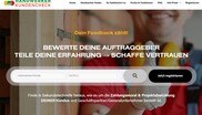Screenshot Handwerker Kundencheck