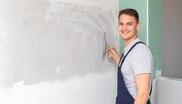 Maler und Anstreicher bei der Arbeit