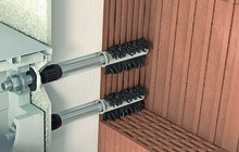 © Stefan Boening Verankerungsprinzip durch Injektion bei einer Abstandsmontage im Außenbereich.