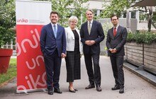 Oliver Vitouch, Sabine Seidler, Sebastian Schütze, Jürgen Janger