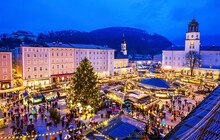 Sazlburg Residenzplatz Weihnachtsmarkt