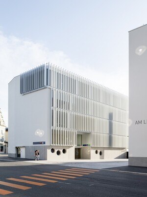 BTV Bank- und Geschäftshaus in Dornbirn, entworfen von Architekt Dipl.-Ing. Rainer Köberl.