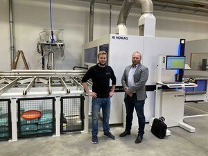 Homag Drillteq-Maschine bei der Tischlerei Decker