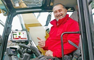Das Navi von MTS Schrode wurde ausdrücklich für den Bedarf des Tief- und Straßenbauers konzipiert und ist bis hin zu BIM für viele Anwendungen offen.