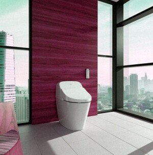 Das „Washlet“ ist der Verkaufsschlager von Toto – es ist sowohl als Toilettenaufsatz oder samt integrierter Toilette erhältlich.