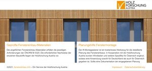 Holzforschung Austria Fenstereinbau Info