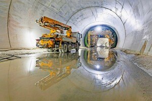 Bauarbeiten im Brenner Basistunnel