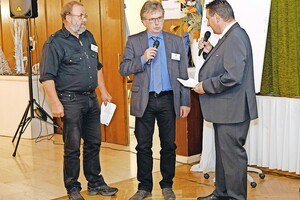 Ing. Erich Reiss (Mitte) auf der nö Landes­innungstagung 2017.