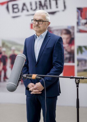 Manfred Tisch, Geschäftsführer Baumit GmbH.