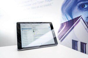 Touchpanel zur smarten Fenstersteuerung