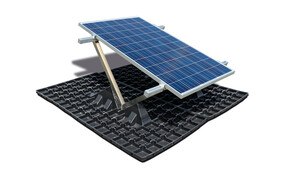 Die „BauderSolar“ Unterkonstruktion für Gründächer ist eine wirtschaftliche Lösung für die Kombination von Dachbegrünung und Photovoltaik. 