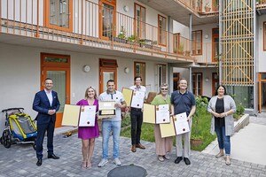Gold in der Kategorie "Pionierleistung": Geblergasse 11+13