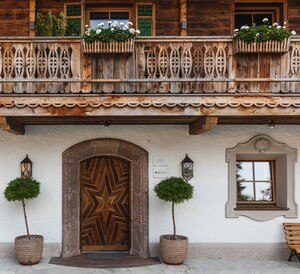 Eines der beliebtesten Fotos war diese Haustür im Flachgau 