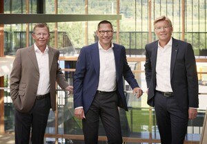 Gruppenbild der Egger Gruppenleitung: (von links) Walter Schiegl, Thomas Leissing und Ulrich Bühler