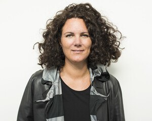 © RWTH Aachen Professorin Sigrid Brell-Cokcan (RWTH Aachen) spricht am 4. November 2021 im Rahmen der ersten „Future Brick Days“ darüber, wie das Internet die Bauwelt verändert.