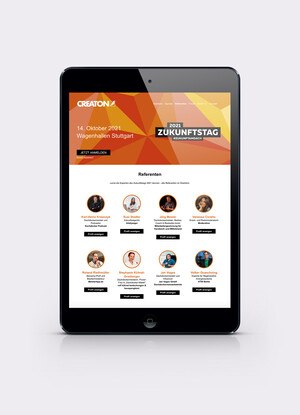 Den ersten Creaton Zukunftstag kann man am 14. Oktober live oder online erleben.
