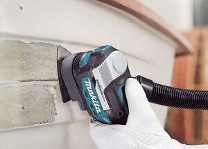 Holz, Metall, Fliese und Co. lassen sich mit dem Multitool von Makita leicht bearbeiten.