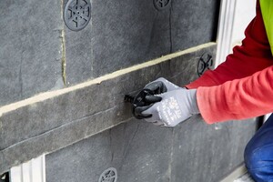 © Rockwool Schnelle und einfache Montage durch die Ein-Dübel-Befestigung von Rockwool.