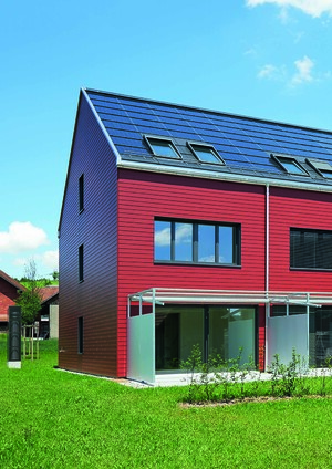 Das Indach-PV-System "Sunskin roof" von Eternit.