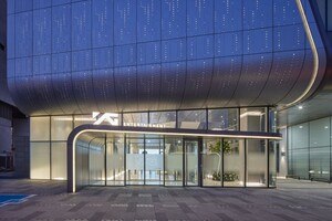 Das neue Headquarter von YG Entertainment in Seoul.