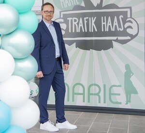 Trafikant Michael Haas bei der Eröffnung seines Iqos Partner Stores.