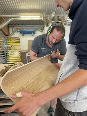 Produktion Podien