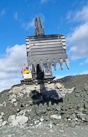 Wartungssystem für Baggerschaufeln