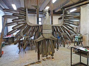 Adler zusammengebaut