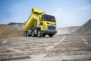 Gelber LKW