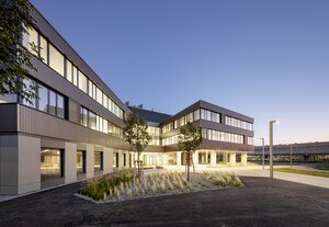 Ansicht eines modernen Gebäudes