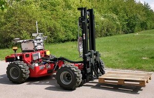 ein Prototyp auf Basis des Crayler von Palfinger 