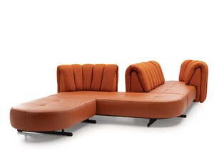 Sofa in Orange-Braun