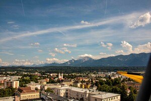 Blick auf Villach