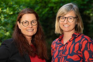 Susanne Formanek und Ulla Unzeitig