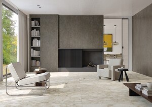 Fliesenboden im Wohnzimmer