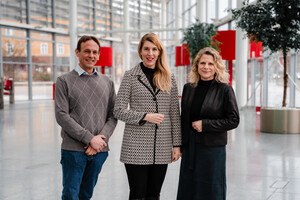 Fotografie vom neuen Führungsteam in der Messe Wien.