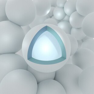 Im Gegensatz zu den herkömmlichen Spachtelmassen, deren Struktur aus massiven Kügelchen gebildet wird, werden bei Leichtspachtelmassen Hohlkugeln eingesetzt.