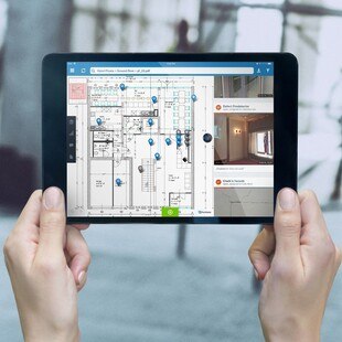 Das Dokumentations- und Kommunikationstool "PlanRadar" wird problemlos in Dropbox Business zusammengeführt.
