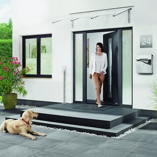 Die Stahl-/Aluminium-Haustür Thermo65.