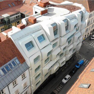 Das "Argos"-Haus in der Grazer Burggasse war der IFD-Award-Sieger 2021 in der Kategorie "Flachdach".