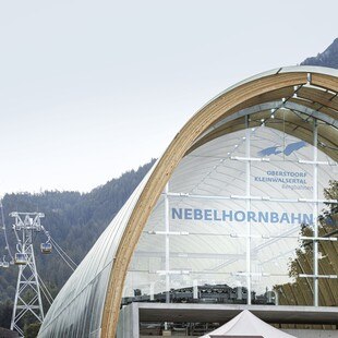 © Glas Marte Die neue Talstation der Nebelhornbahn in Oberstorf