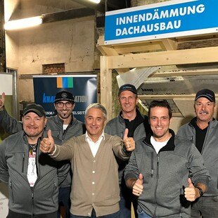 Gute Stimmung auf dem Knauf Praxistag in Wien.