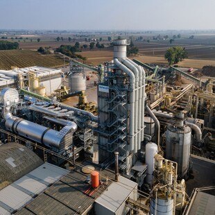 Werk von Holzwerkstoffhersteller