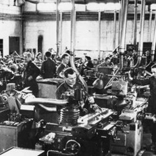 © Sandvik Alte Aufnahme einer Werkzeugproduktion