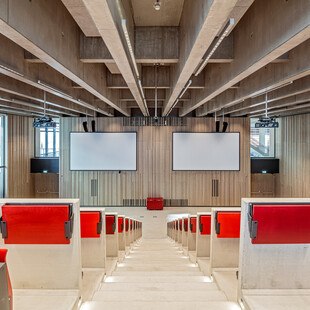 Hörsaal des Med Campus der Johannes Kepler Universität in Linz