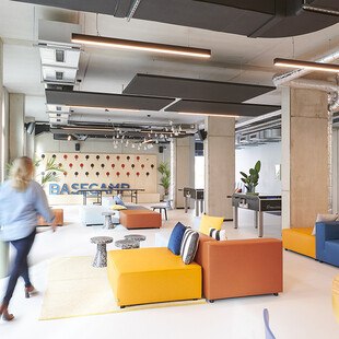 Fußboden aus Linoleum im Studentenheim Göttingen