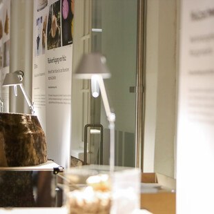 Rohstoffe in der Ausstellung