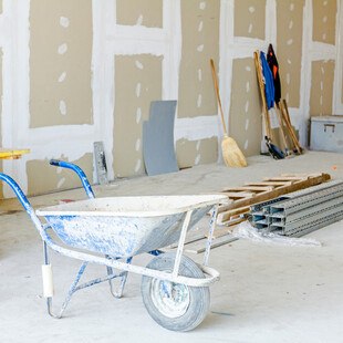 Baustelle ohne Betrieb