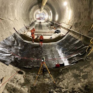 Recyclingbeton wird beim Wiener U-Bahn-Bau getestet.
