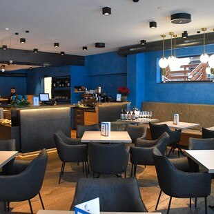 Innenansicht des Bistros